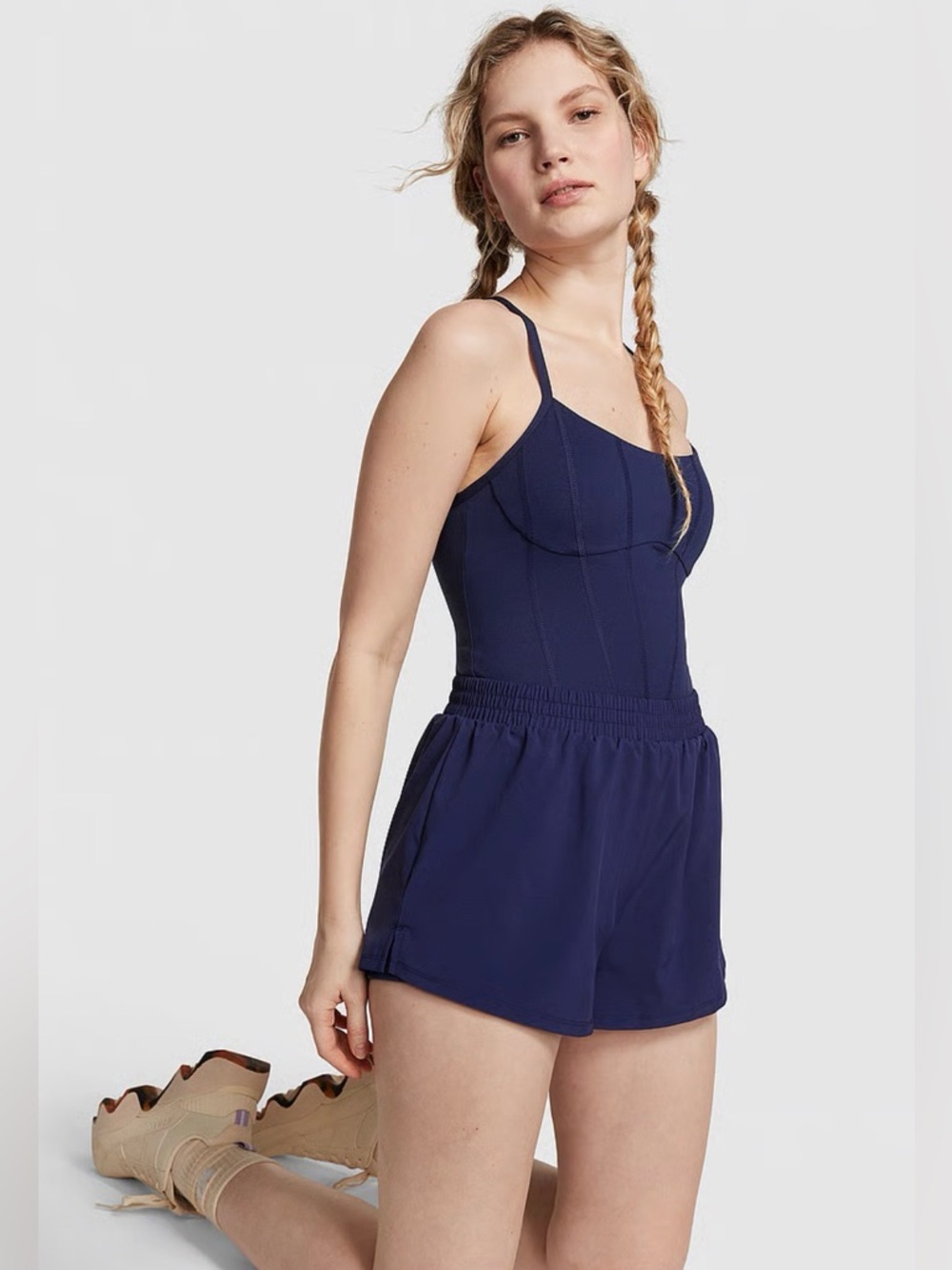 PINK Victoria's Secret Navy Romper - NWT - Size M